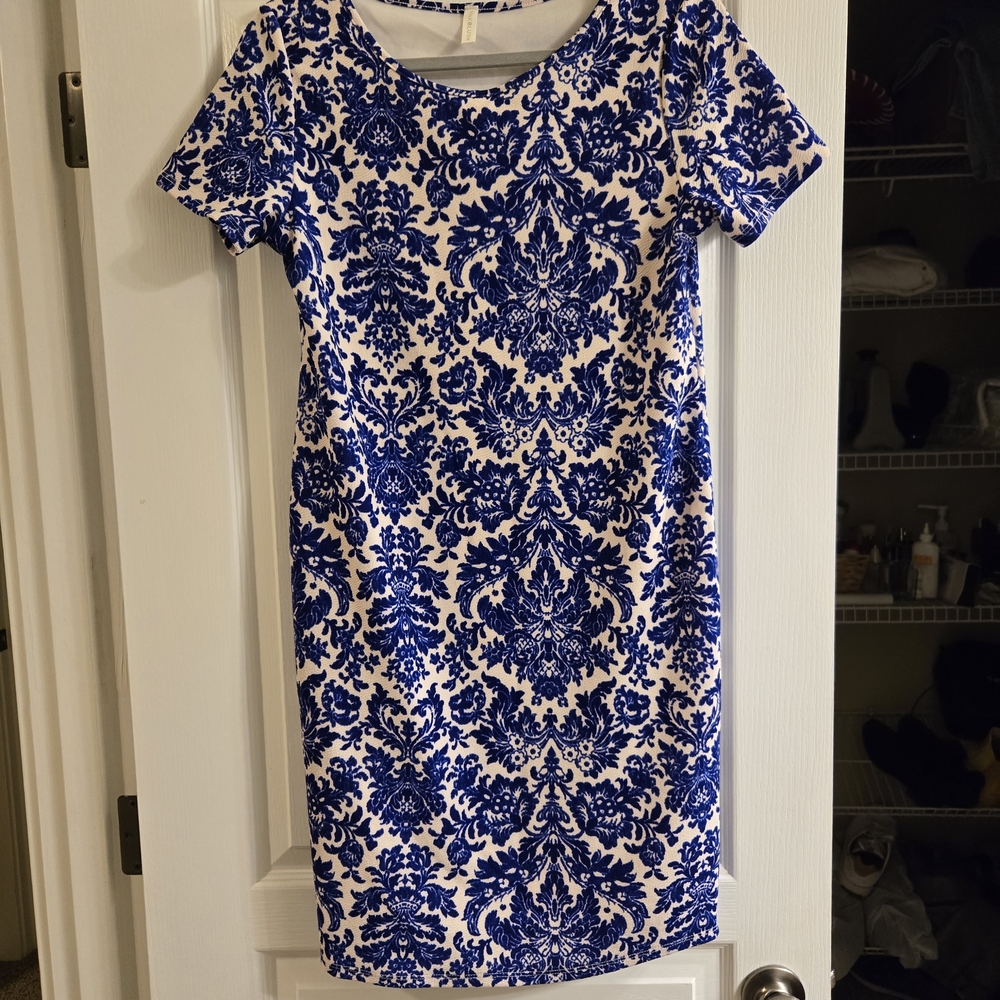 Bundle Of Three Pink Blush, And Three Seraphine Maternity Dresses
